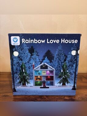 Sillbird Rainbow Lover House LED Building Blocks Set, 990 Pieces